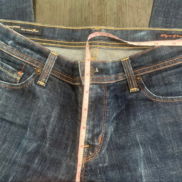 COH Vintage 90s flare Ingrid lo waist Flare Jeans Marbled Acid-wash 29 - Picture 9 of 14